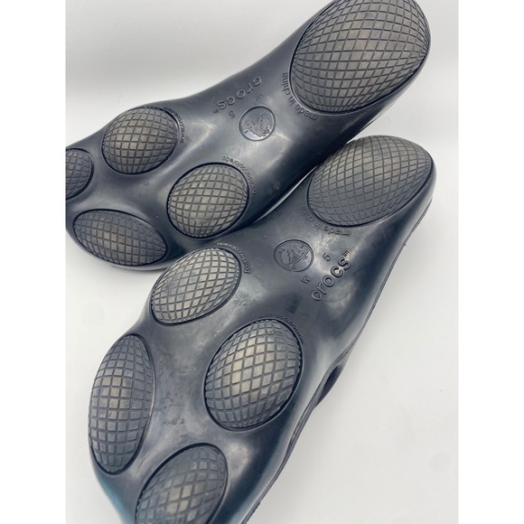 Crocs Black‎ Flip Flop Sandals Comfort Everyday Women - Picture 5 of 5